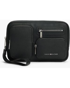 Tommy Hilfiger Modern Business Multi Pocket Pouch - Black