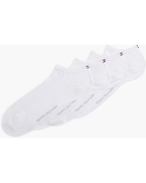 Tommy Hilfiger 4-pack Trainer Socks - White