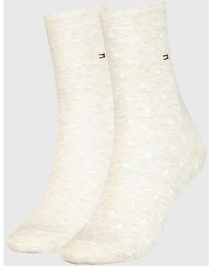 Tommy Hilfiger 2-pack Polka Dot Socks - Natural