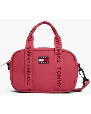 Tommy Hilfiger Sac Bandoulière Essential À Motif Logo - Rose