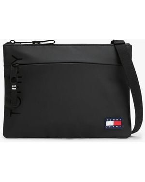 Tommy Hilfiger Essential Logo Crossbody Pouch - Black