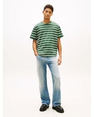 Tommy Hilfiger Faded Distressed Bootcut Jeans - Green