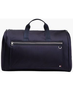 Tommy Hilfiger Enamel Flag Fold-Out Travel Garment Bag - Blue