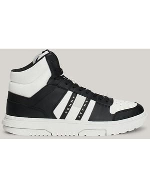 Tommy Hilfiger The Brooklyn Leather Mid-top Trainers - Metallic