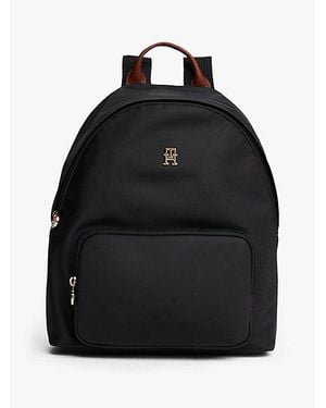 Tommy Hilfiger Mochila Con Monograma Th - Negro