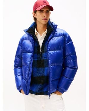 Tommy Hilfiger Piumino Idrorepellente Lucido - Blu