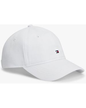 Tommy Hilfiger Hilfiger Flag Soft Baseball Cap - White