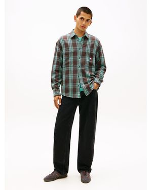 Tommy Hilfiger Jaimie Faded Relaxed Straight Leg Jeans - Green