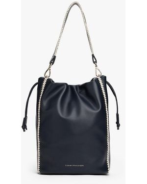 Tommy Hilfiger Th Soft Beach Bucket Bag - Blue