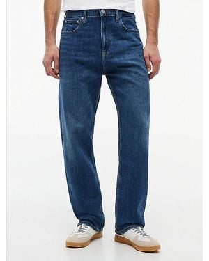 Tommy Hilfiger Otis Regular Straight Jeans Met Fading - Blauw