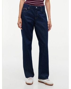 Tommy Hilfiger Kira Selvedge Mid Rise Straight Jeans - Blauw