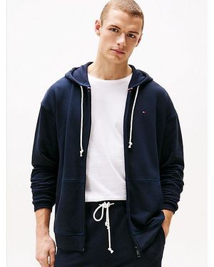 Tommy Hilfiger Sudadera De Corte Amplio Con Capucha - Azul