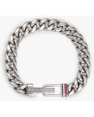 Tommy Hilfiger Bracciale A Maglie Regolabili - Metallizzato