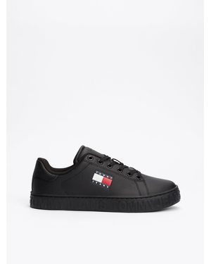 Tommy Hilfiger Essential Flatform Trainers - Black