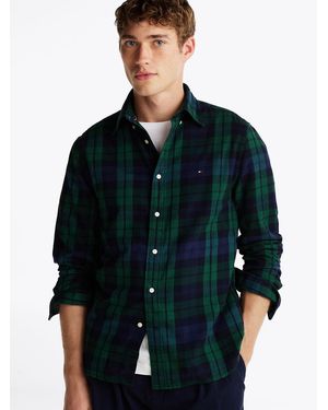 Tommy Hilfiger Black Watch Tartan Regular Fit Shirt - Green