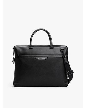 Tommy Hilfiger Maletín Para Portátil Th Business De Piel - Negro