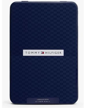 Tommy Hilfiger Confezione Regalo 6 Pack Calzini - Blu