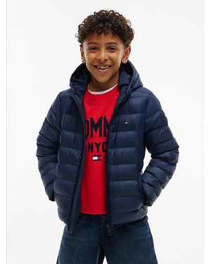 Tommy Hilfiger Essential Ultra Light Hooded Jacket - Blue