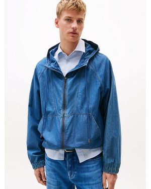 Tommy Hilfiger Ripstop Relaxed Zip-thru Jacket - Blue