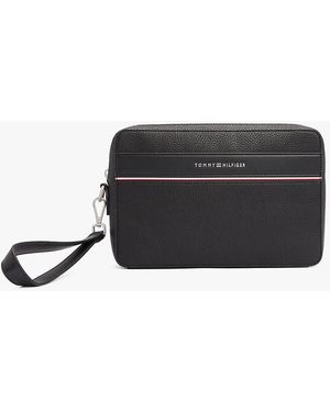 Tommy Hilfiger Pochette Corporate Th Business À Logo - Noir