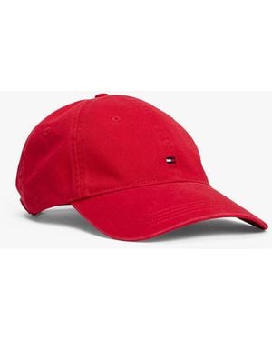 Tommy Hilfiger Casquette Essential À Drapeau Brodé - Rouge