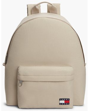 Tommy Hilfiger Essential Ripstop Dome Backpack - Natural