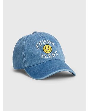 Tommy Hilfiger Tommy Jeans X Smiley® Denim Pet Met Logo - Blauw