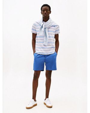 Tommy Hilfiger Mercer Shorts Mit Paper-Touch - Blau
