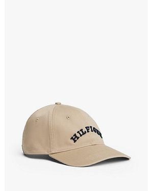 Tommy Hilfiger Gorra De Béisbol Con Logo Del Monotipo Hilfiger - Blanco