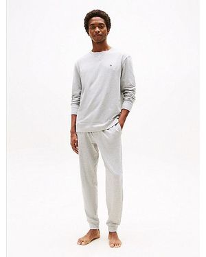 Tommy Hilfiger Essential Lounge-Jogginghose Mit Tunnelzug - Weiß