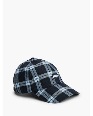 Tommy Hilfiger X Frgmt Check Baseball Cap - Blue