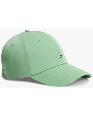 Tommy Hilfiger Cappello Da Baseball Con Bandierina Ricamata - Verde