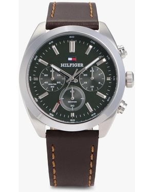 Tommy Hilfiger Orologio Cronografo Con Cinturino - Grigio