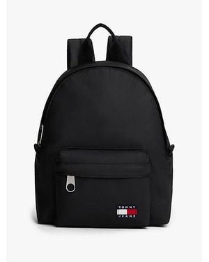 Tommy Hilfiger Mochila Con Inscripción - Negro
