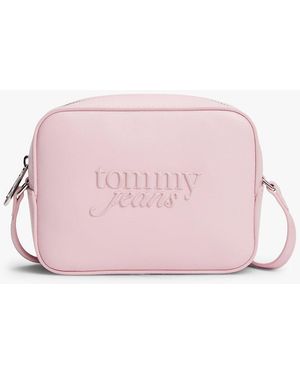 Tommy Hilfiger Essential Logo Crossbody Camera Bag - Pink