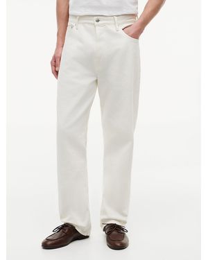Tommy Hilfiger Cinch Adjuster Washed Loose Jeans - White