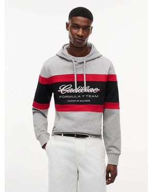Tommy Hilfiger Th X Cadillac Formula 1 Team Logo Hoody - White