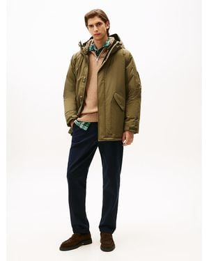 Tommy Hilfiger Parka Con Cappuccio Imbottito - Neutro