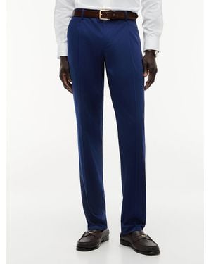 Tommy Hilfiger Th Flex Satin Trousers - Blue