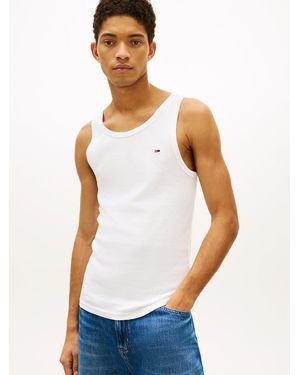 Tommy Hilfiger 2-pack Tommy Flag Extra Slim Tank Tops - Black