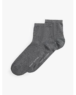 Tommy Hilfiger Pack De 2 Pares De Calcetines Cortos - Gris