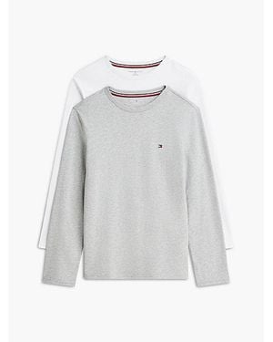 Tommy Hilfiger 2 Pk Ls Tee - Grijs