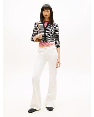 Tommy Hilfiger Low Rise Bootcut Jeans - White