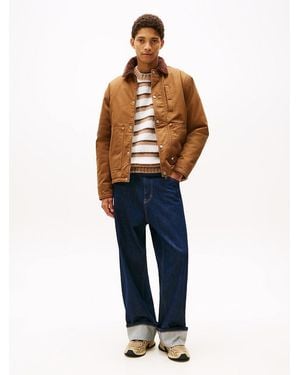 Tommy Hilfiger Theo Turn-up Loose Jeans - Blue