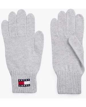 Tommy Hilfiger Gants Heritage À Logo - Blanc