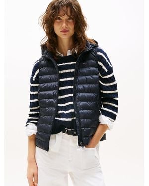 Tommy Hilfiger Gilet Sans Manches Matelassé - Bleu