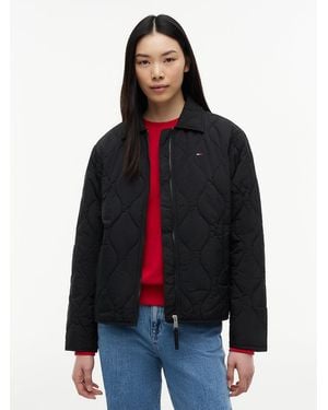 Tommy Hilfiger Water Repellent Quilted Relaxed Jacket - Red
