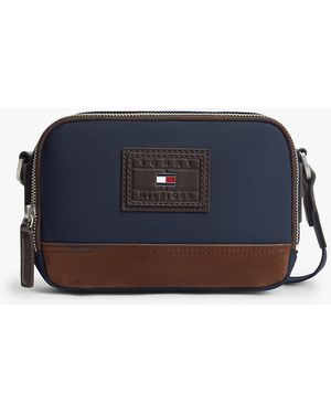 Tommy Hilfiger Heritage Colour-Blocked Crossbody Camera Bag - Blue