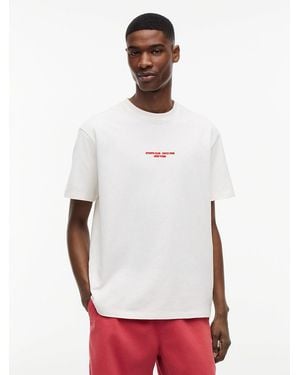Tommy Hilfiger Back Graphic Relaxed Jersey T-Shirt - White