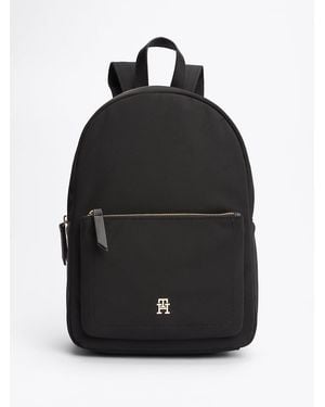 Tommy Hilfiger Th Monogram Dome Backpack - Black